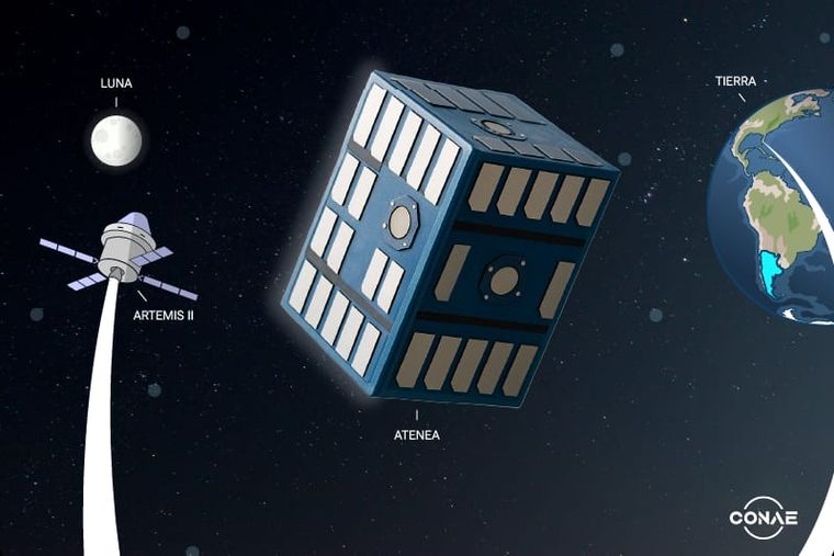 Atenea será parte del despliegue de cargas útiles que acompañarán a la nave Orion en su vuelo alrededor de la Luna.