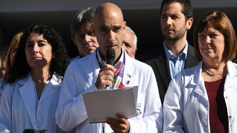 El exdirector del Garrahan investigado, Carlos Kambourian Foto: Télam