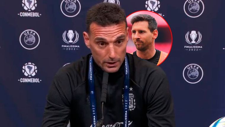 Scaloni dijo que es muy importante que Messi y los jugadores de la Selección argentina tengan una buena pretemporada.