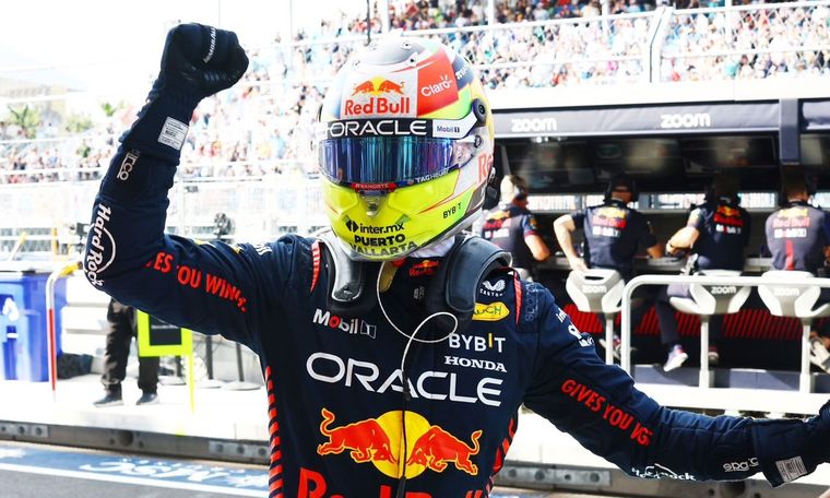 Sergio Pérez fue el más rápido de la clasificación. Foto: @SChecoPerez