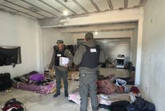 El lugar donde la Gendarmería Nacional rescató a las víctimas de explotación laboral. El lugar donde la Gendarmería Nacional rescató a las víctimas de explotación laboral.