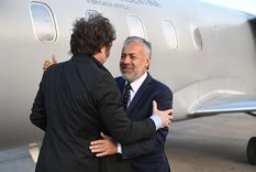 Javier Milei junto a Alfredo Cornejo. Foto: Gobierno de Mendoza
