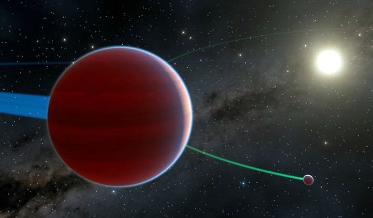 El descubrimiento, ilustrado en esta concepción artística, muestra el sistema KOI-134, que en 2025 se reveló en un artículo que tenía dos planetas: KOI-134 b y KOI-134 c. Foto DPA