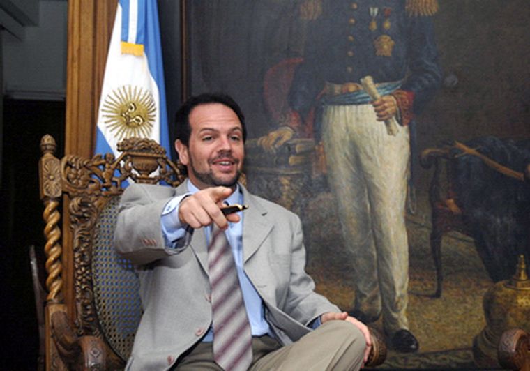 Cristian Racconto, hoy en el cuarto piso de Casa de Gobierno. Foto: Marcelo Ruiz / MDZ