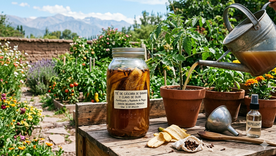 La receta natural para cuidar tus plantas. La receta natural para cuidar tus plantas.