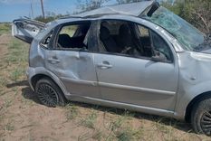 El vuelco ocurrió en el kilómetro 759 de la ruta 188 Foto: Prensa Seguridad