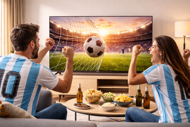 El Smart TV Samsung de 55 pulgadas apuesta por imagen 4K y descuento fuerte antes del Mundial.
