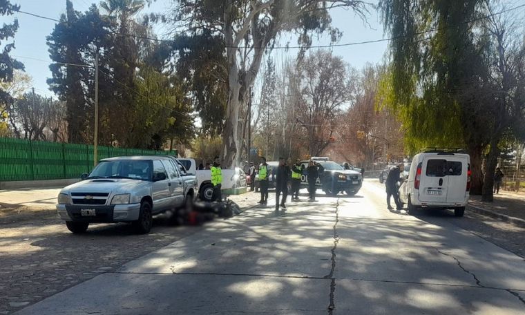 El accidente ocurrió en la RP50 Foto: Ministerio de Seguridad