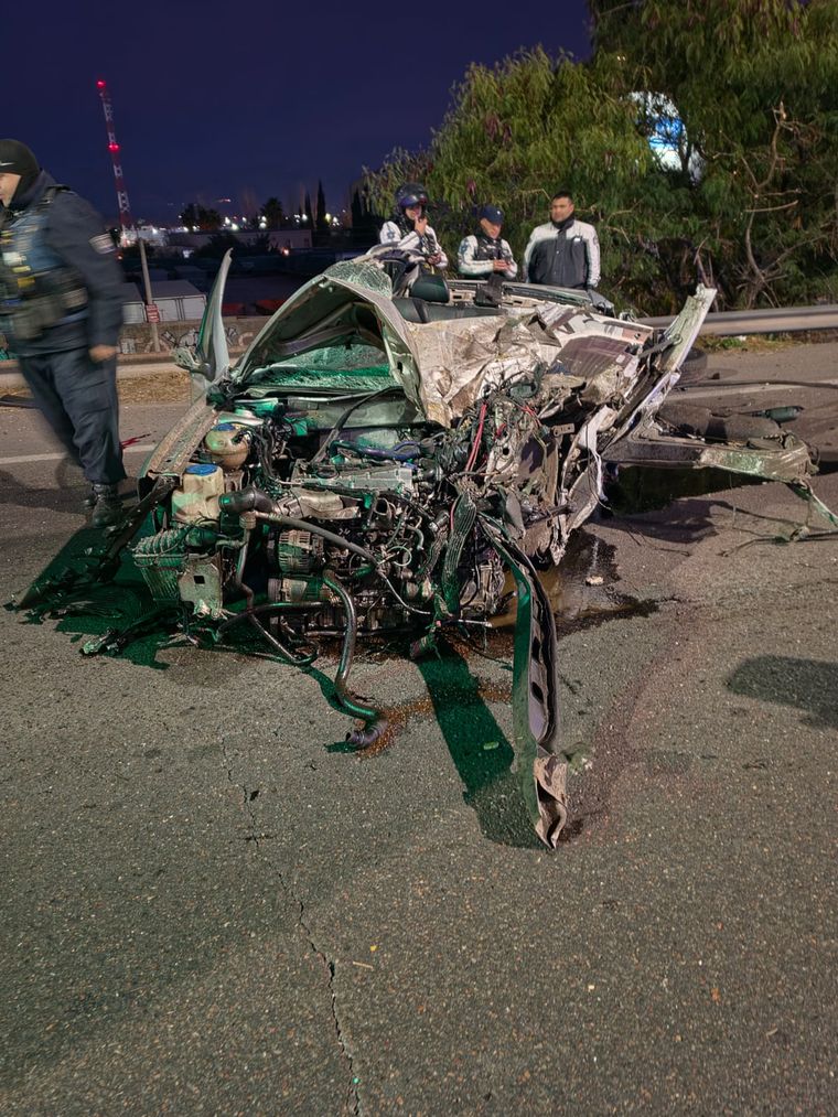 El joven de 21 años falleció en el acto. El joven de 21 años falleció en el acto.