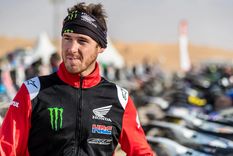 Ricky Brabec se despidió del Dakar. Foto: Honda Ricky Brabec se despidió del Dakar. Foto: Honda