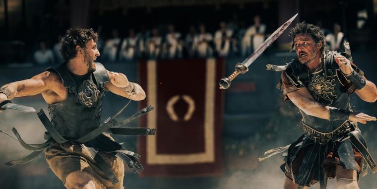 Gladiador 2 en el gigante del streaming. Gladiador 2 en el gigante del streaming.