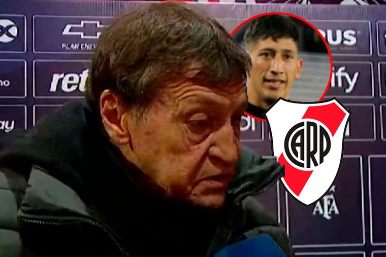 Falcioni habló sobre la posibilidad de que Aliendro juegue la Libertadores con Colón y no con River.