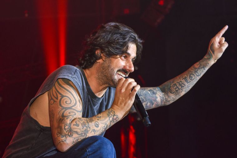 Así fue el mágico paso de Melendi por Mendoza. / FOTO: Maru Mena