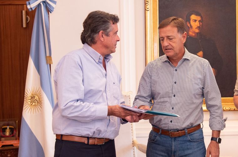 Víctor Ibanez y Rodolfo Suarez Foto: Prensa Rodolfo Suarez