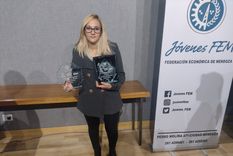 Romina Canales ganó el premio Joven Empresario Mendocino 2022 Foto: @FEMPRENSA