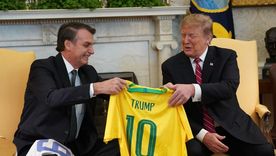 Donald Trump y Jair Bolsonaro son amigos y ponen a Brasil ante las amenazas de duros aranceles. Foto Archivo Donald Trump y Jair Bolsonaro son amigos y ponen a Brasil ante las amenazas de duros aranceles. Foto Archivo