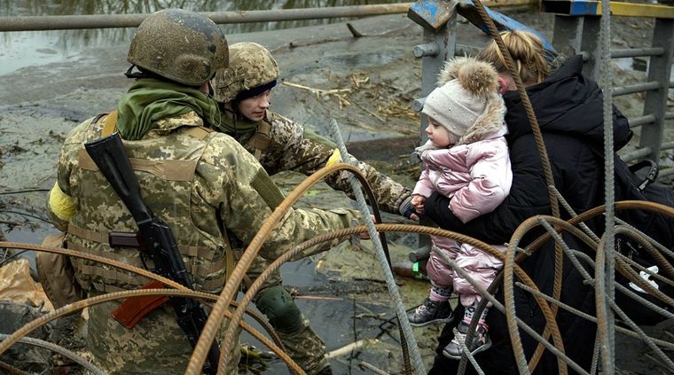 Los niños siguen padeciendo en Ucrania.