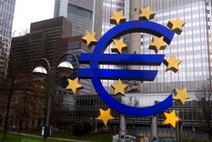 La Estatua del euro, en Frankfurt, Alemania. Foto: Pixabay