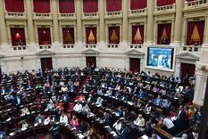 El bloque de diputados de Unión por la Patria pidió que todos los ministros del Gobierno asistan presencialmente a las comisiones para responder preguntas sobre la Ley Ómnibus Foto: Twitter @DiputadosAR