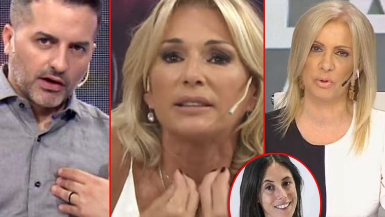 Ángel de Brito y Yanina Latorre cruzaron en la red a Susana Roccasalvo