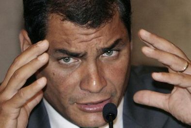 MDZol | El jaqueado presidente de Ecuador.