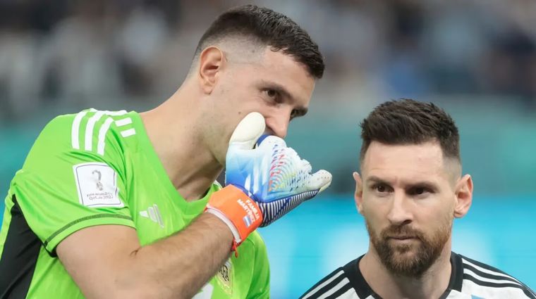 Messi reveló sus sensaciones a raíz de la atajada del Dibu a Kolo Muani Foto: EFE