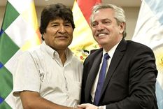 Evo Morales será recibido por Alberto Fernández en la Quinta de Olivos.