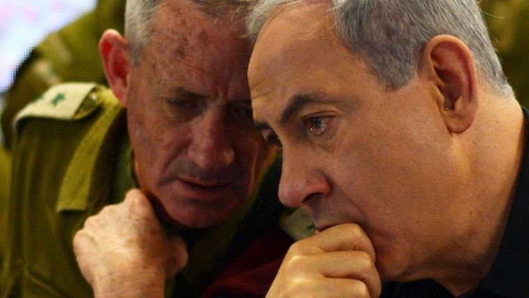 Gantz y Netanyahu. Foto: Getty Images