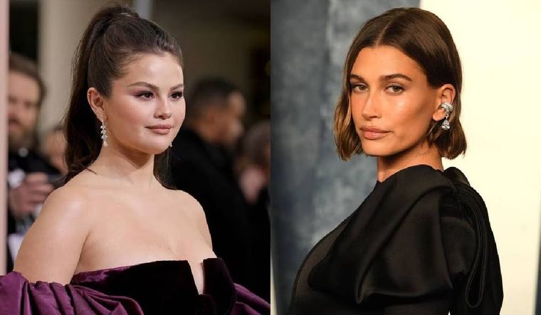 Selena Gómez y Hailey Bieber, ellas dos, dos ejemplos perfectos de las chicas it girls Foto: Archivo