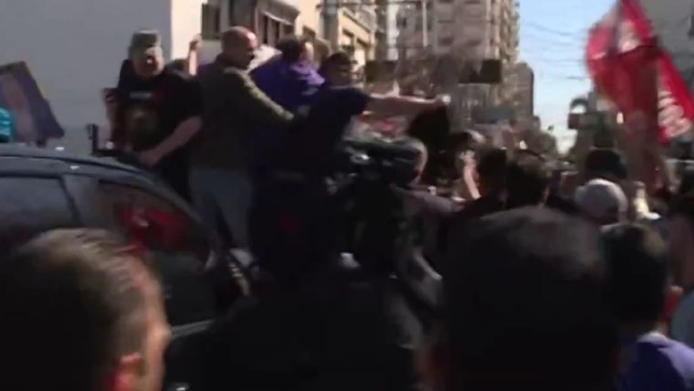 El ataque a la caravana de Milei