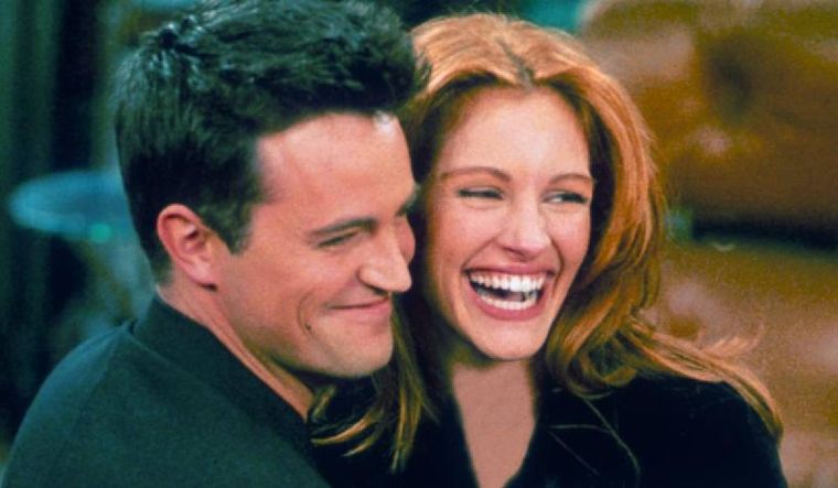 Matthew Perry y Julia Roberts, un amor intenso pero fugaz.