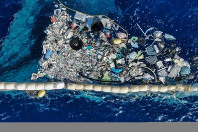 MDZol | residuos plásticos en el océano Foto: The Ocean Cleanup