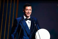 Lewandowski, otra vez polémico con la entrega del Balón de Oro. Lewandowski, otra vez polémico con la entrega del Balón de Oro.