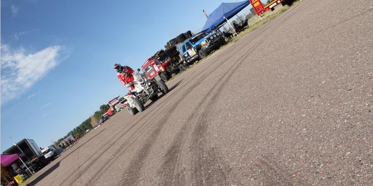 La llegada de los conductores al vivac Foto: Maggie Ojcius/ Mediamza.com