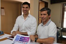 Facundo Correa Llano junto a Andrés Lombardi