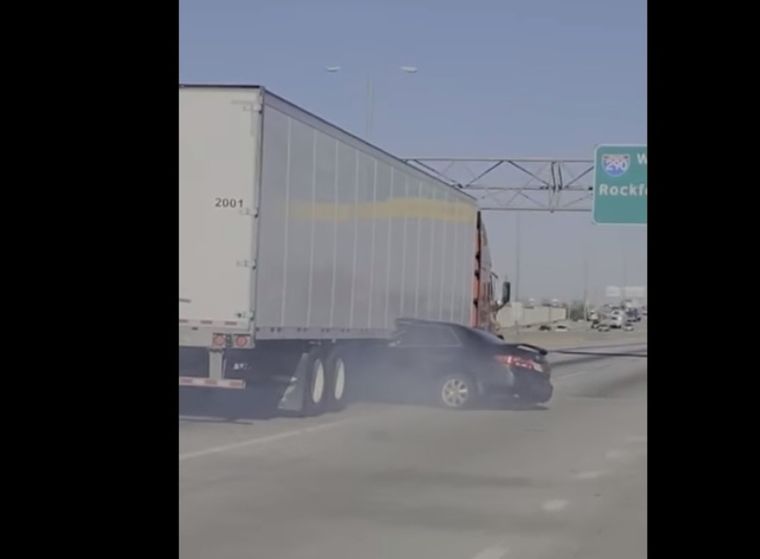 El video fue filmado por un conductor