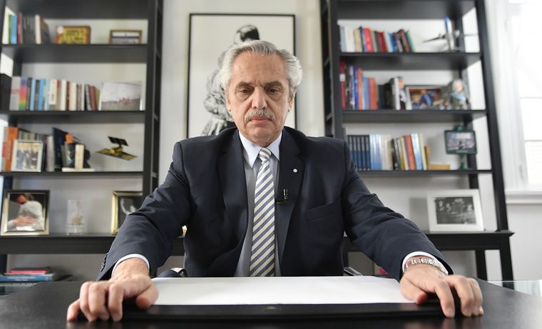 El expresidente Alberto Fernández atraviesa una denuncia en su contra por violencia de género. Foto: NA