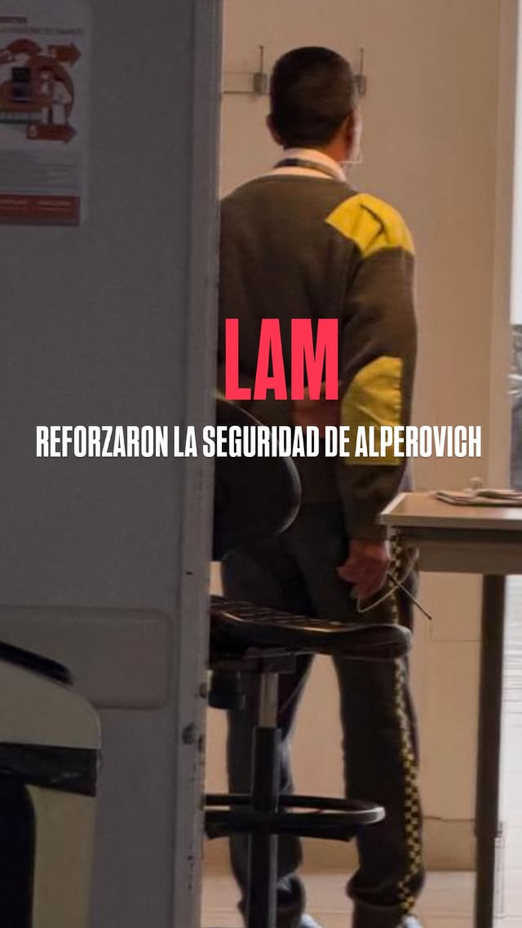 La seguridad reforzada en el hospital. Créditos: Instagram La seguridad reforzada en el hospital. Créditos: Instagram