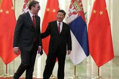 El presidente serbio Alexandar Vucic ha expresado su agradecimiento al gobierno chino por su apoyo durante la pandemia del covid-19 Foto: BBC Mundo