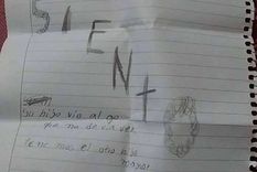 La carta que habría escrito el adolescente de 14 años tras matar a su hermano.