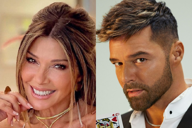 ?CATHERINE FULOP, RICKY MARTIN ALGO UNÍA A LAS CELEBRIDADES EN LOS 90 Foto: ARCHIVO
