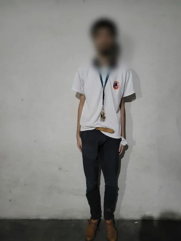 El detenido intentó limpiar la escena del crimen Foto: NA