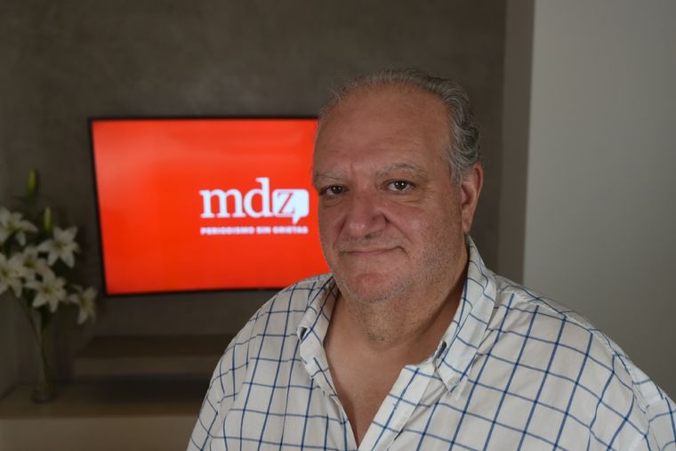 Fabián Ruggeri es el presidente de la Asociación de Cooperativas Vitivinícolas (Acovi). Foto: Rodrigo DAngelo / MDZ