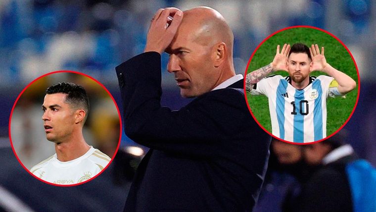 Zidane reafirmó su postura: ¿a quién considera el mejor? Foto: archivo