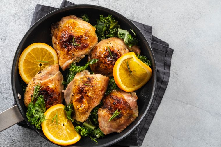 Pollo a la naranja en casa: receta económica y deliciosa.