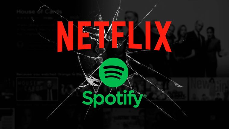 Netflix y Spotify. Netflix y Spotify.