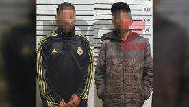 Los dos sospechosos detenidos en Las Heras. Los dos sospechosos detenidos en Las Heras.