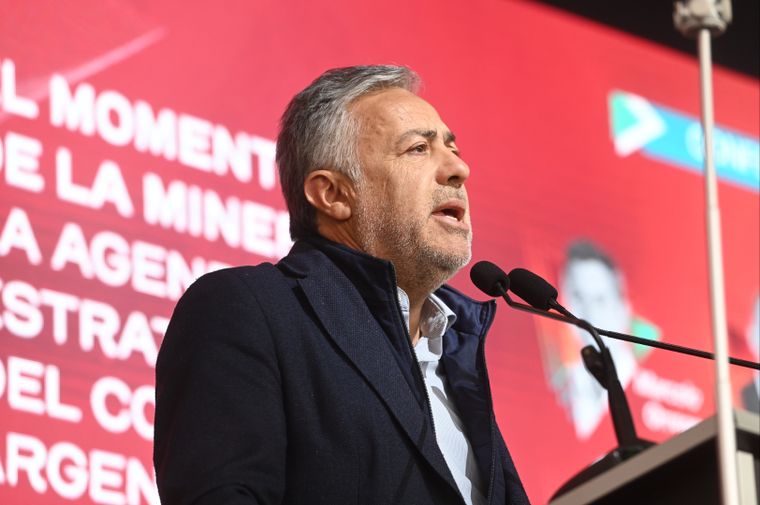 Alfredo Cornejo participó de un acto de Minería en San Juan.&nbsp;