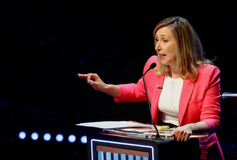 Myriam Bregman fue criticada con dureza por no solidarizarse con Israel durante el debate Foto: Noticias Argentinas