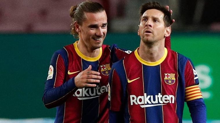 Griezmann despidió a Messi en Instagram. Foto: EFE